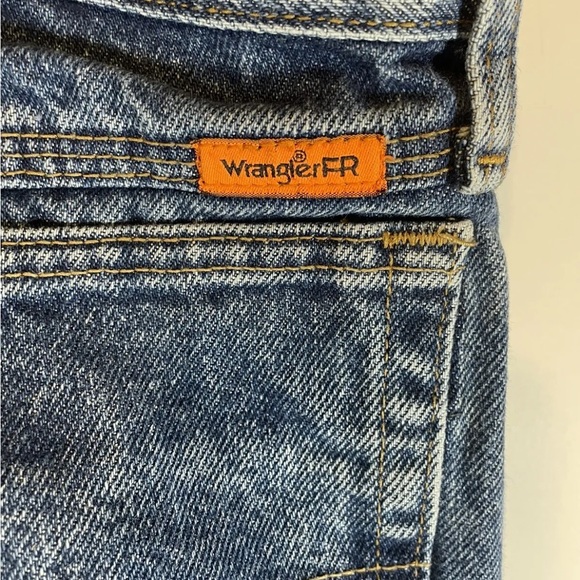 Wrangler FR Flame Resistant Jeans Mens 46x30 Blue HRC2 2112 - Picture 6 of 7